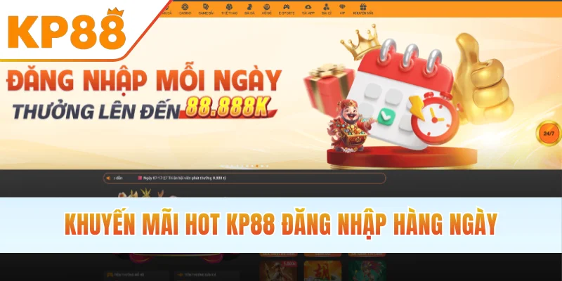 Khuyến mãi hot đăng nhập hàng ngày